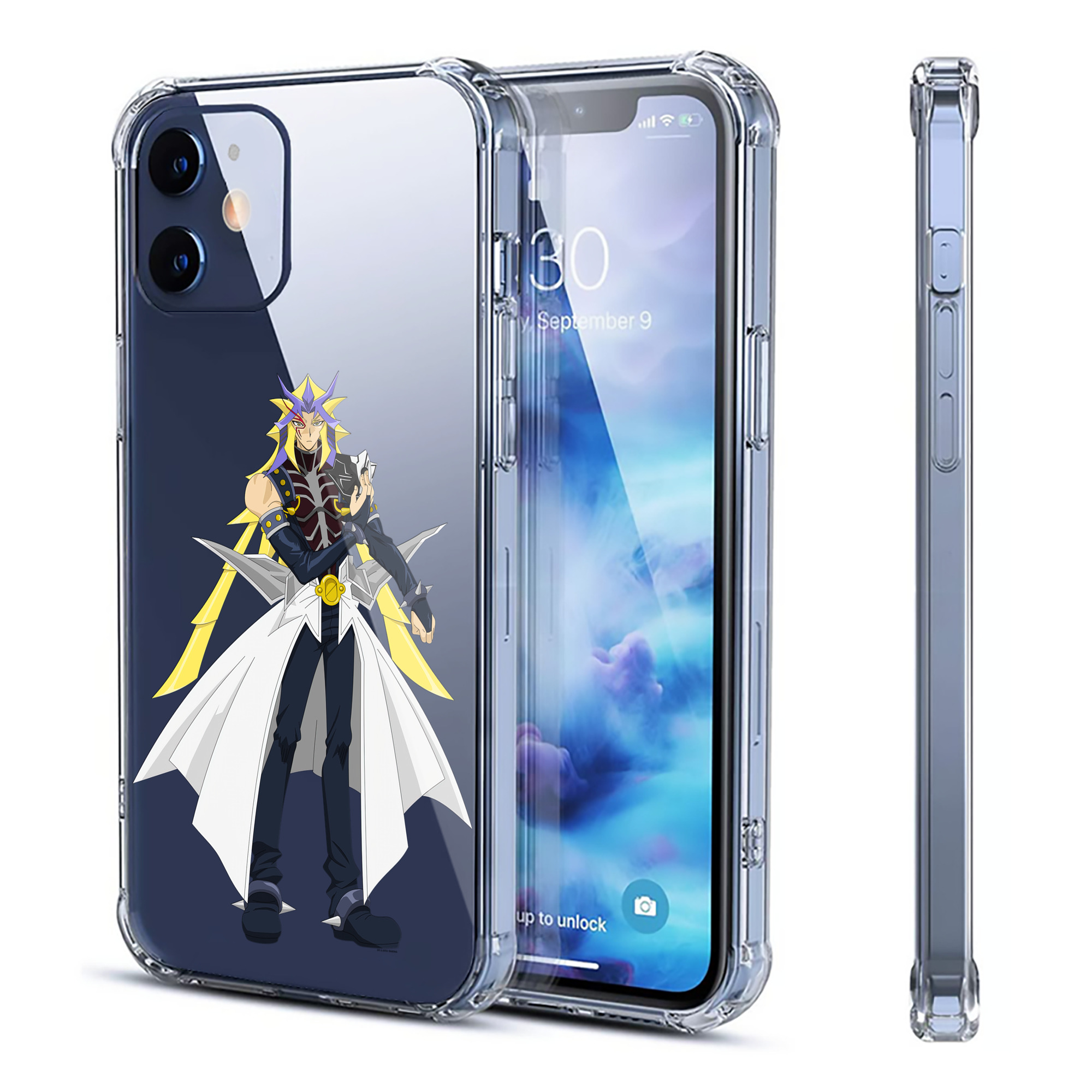 （画像用） 遊☆戯☆王 Yu-Gi-Oh! 【iPhone 12シリーズ対応】透明スマホケース（クリアソフトケース）